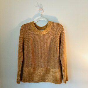 Universal Thread Mustard Yellow Knit Sweater Women's Size S
